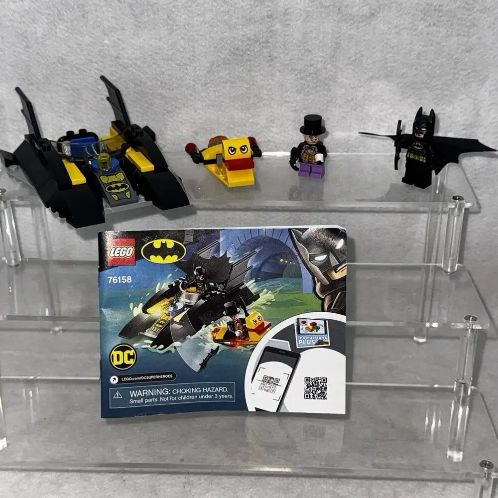 LEGO 76158 DC Batboat The Penguin Pursuit 100% COMPLETE 54 Pieces Used